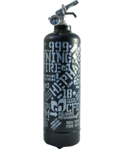 Fire extinguisher design ATYPEEK 999 black