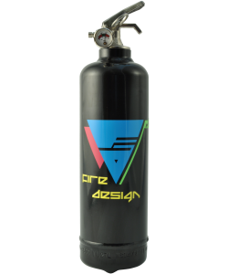 Fire extinguisher design Electro black