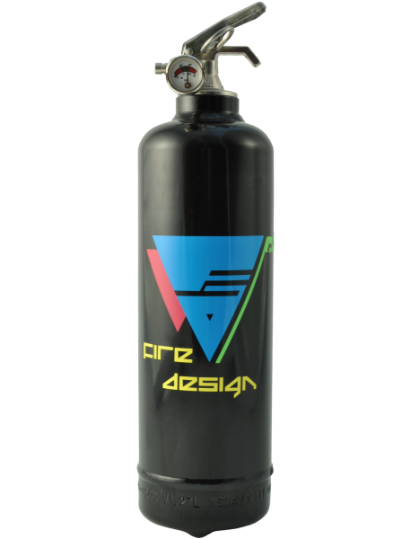 Fire extinguisher design Electro black