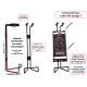 Extincteur design Smiley Safety noir