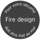 Extincteur design Smiley Safety noir