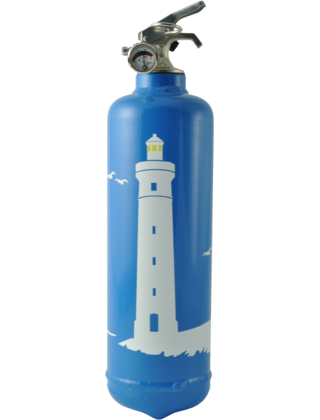 Fire extinguisher design Phare blue